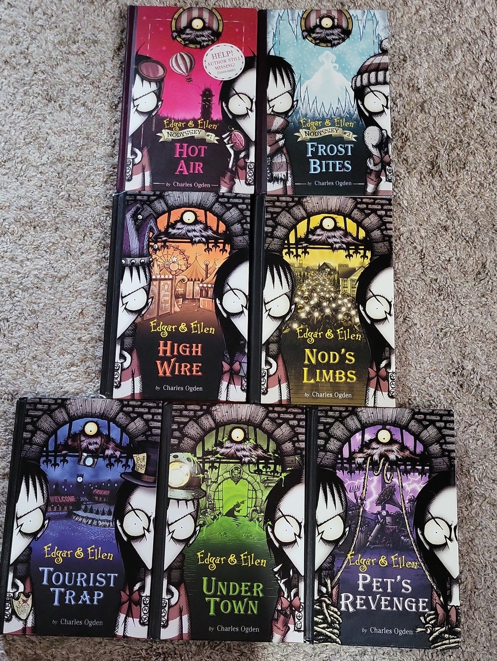 Edgar & Ellen Hardcover Books By Charles Ogden